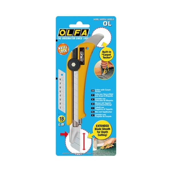 Skæreredskab Olfa 18 mm Sort Plastik