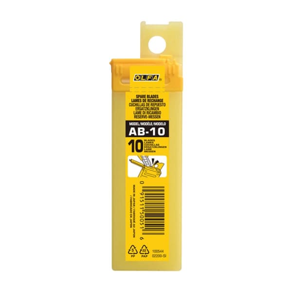 Knivblad Olfa AB-10 delbar 10 enheter