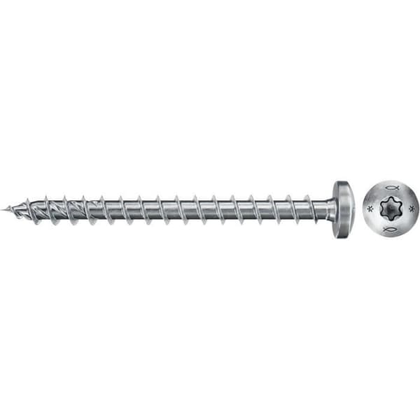 Fischer Träskruv PowerFast II 5.0x20 Cylindrisk rundad huvudet