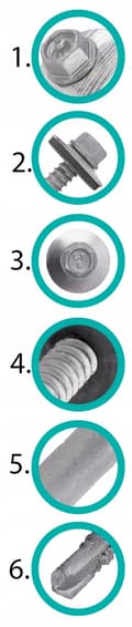 Miniatyrbillede 7 af 9: GTR6 SP A19 skruer 5,5/6,3x110mm Galvaniseret