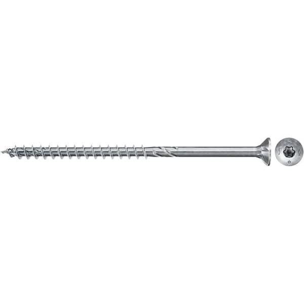 Fischer Träskruv PowerFast II 4.0x60 Senkskalle förzinkad vit 100 stycken
