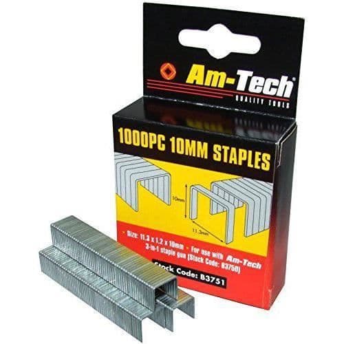 Amtech Am-Tech 1000 Gun Staples 10mm - B3751