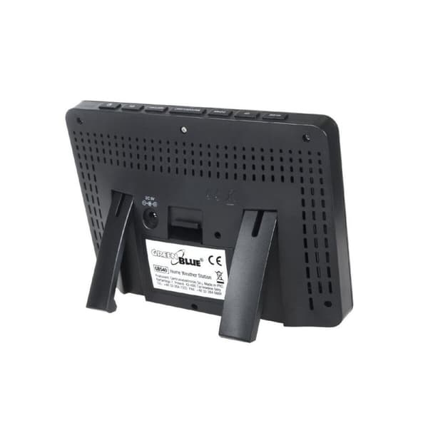 Multifunktionel vejrstation Greenblue GB540 Sort