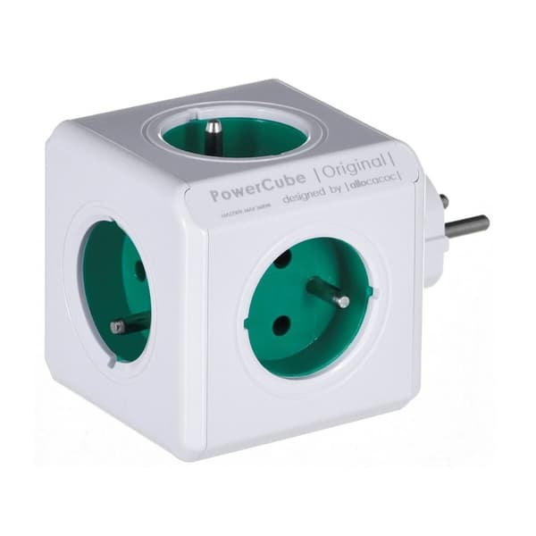Stikadpater Allocacoc 2100GN/FRORPC 230 V 16 A 5 Stik