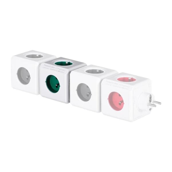 Stikadpater Allocacoc 2100GN/FRORPC 230 V 16 A 5 Stik