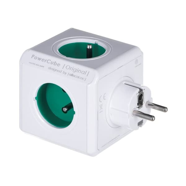 Stikadpater Allocacoc 2100GN/FRORPC 230 V 16 A 5 Stik