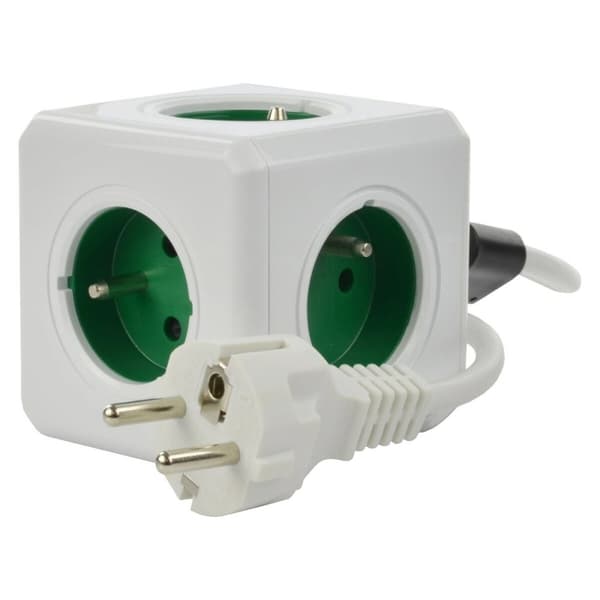 Stikadpater Allocacoc 2300GN/FREXPC 16 A 5 Stik