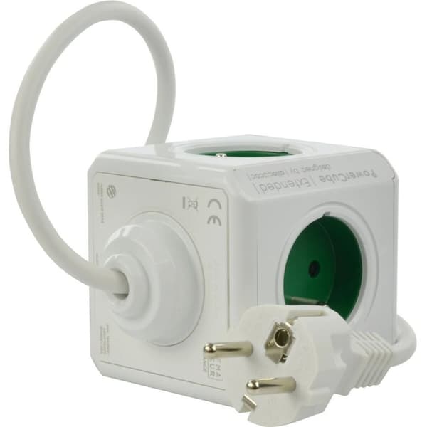 Stikadpater Allocacoc 2300GN/FREXPC 16 A 5 Stik