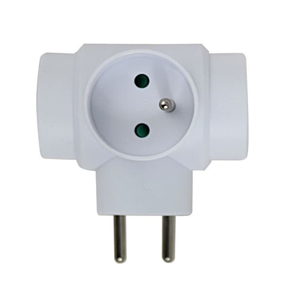 Stikadpater Esperanza ELK302W 3 Stik