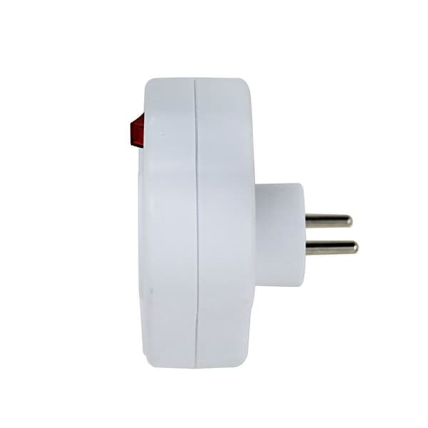 Stikadpater Esperanza ELK304W 3 Stik