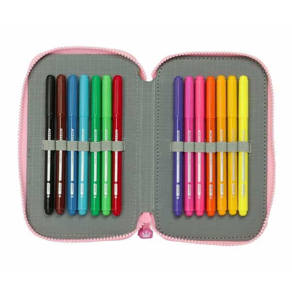 Dobbelt penalhus Glow Lab Sweet Home 12,5 x 19,5 x 4 cm