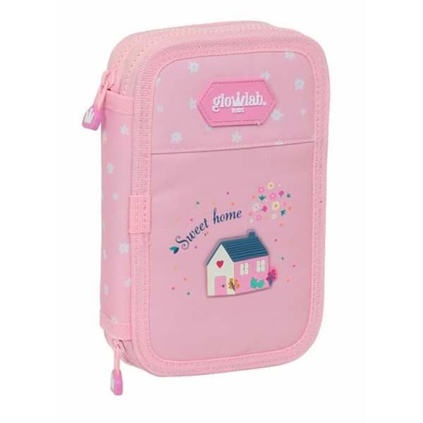 Dobbelt penalhus Glow Lab Sweet Home 12,5 x 19,5 x 4 cm