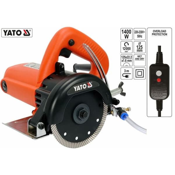 Rundsav Yato YT-82159 1400 W 125 mm Ø 125 mm