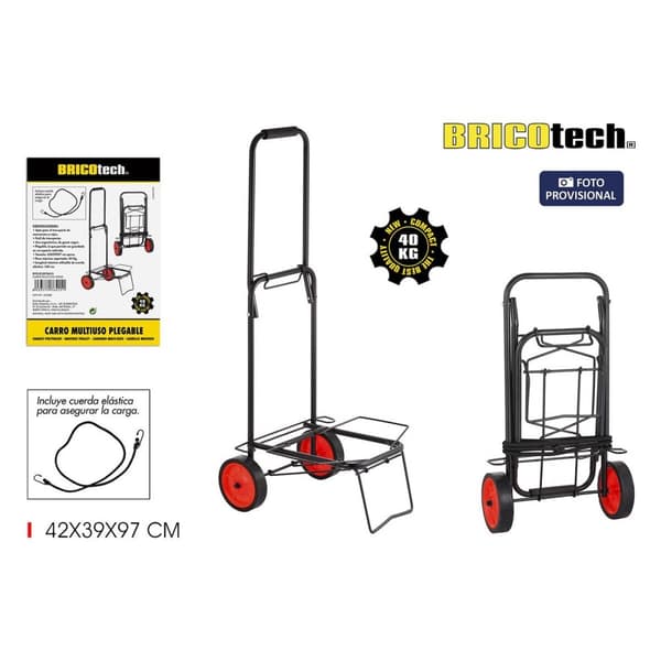 Vagn Bricotech 42 x 39 x 97 cm Flera användningsområden (4 antal)