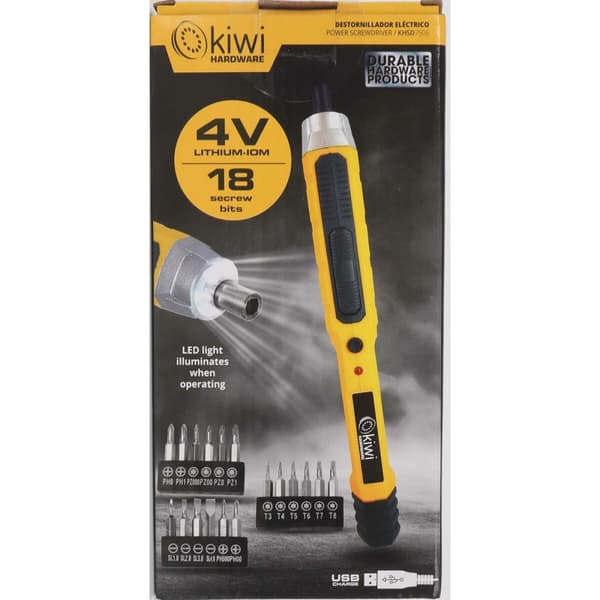 Elektrisk skruvmejsel Kiwi (5 antal)