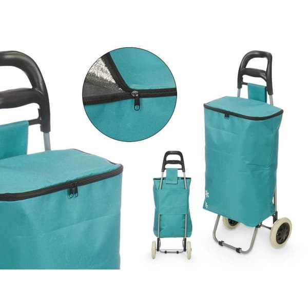 Ostoskärry Kinvara RS-020 NO.45 Turkoosi 32 L 94 x 9 x 34,5 cm (6 osaa)