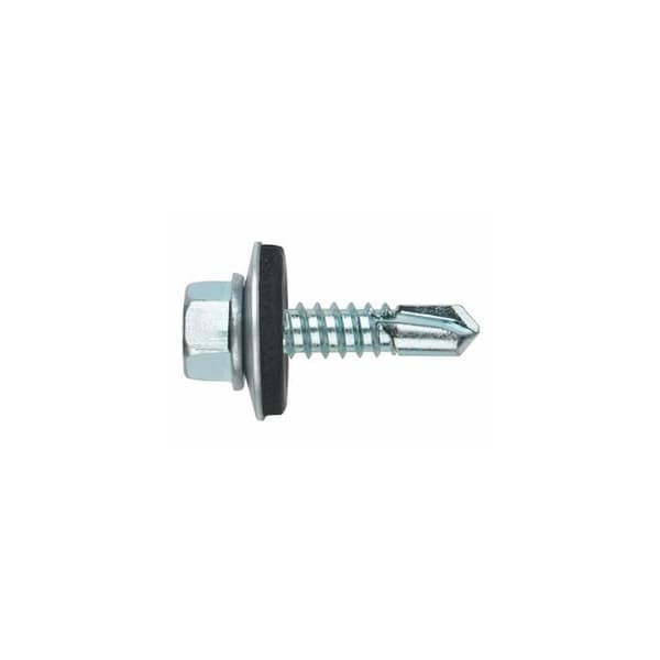 500 TH självborrande skruvar med stansad krage och EPDM-bricka 6,3 x 25 mm förzinkat stål för tak - ABE166325 - Index