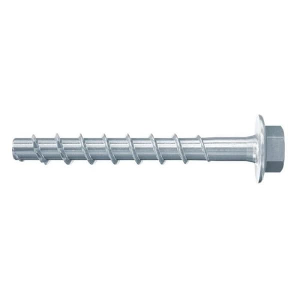 fischer Set med 100 betongskruvar ULTRACUT FBS II 6 x 120/65 US, för att fästa skenor, metallprofiler, rör
