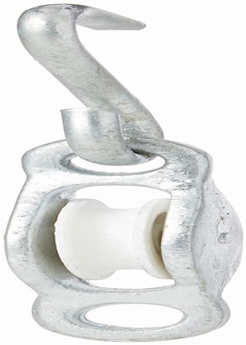 Merriway - BH05880 - Remskiva för klädstreck med krok, 32 mm diameter, galvaniserad