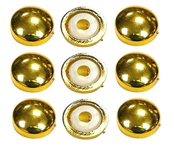 Skruv - skruvlock - eftersläpande skruv - bulk Bulk hårdvara - BH03923 - Skruv för PlastidomeBrassBrassSet om 2