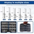 Miniatyrbild 3 av 4: Cclife - 4351 - 1000 Bitar Popnitar, Blindnitar av aluminium 2.4mm-3.2mm-4mm-4.8mm