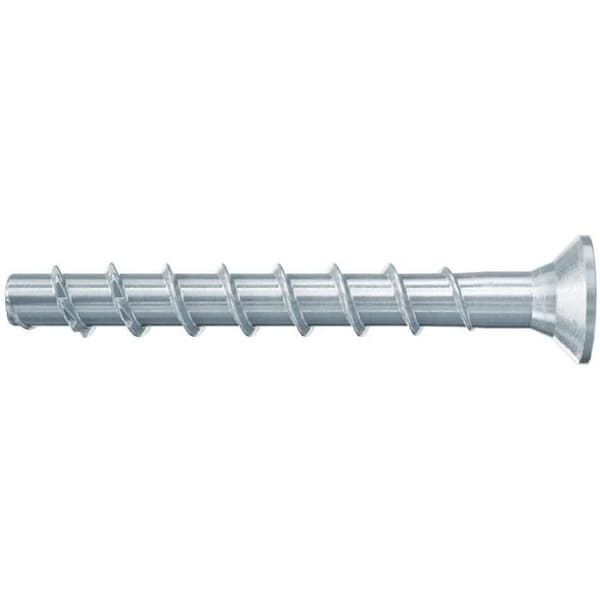 Fischer 100 SK Betongskruvar för fastsättning av metallskena Grå 6 x 160/105 - 546389