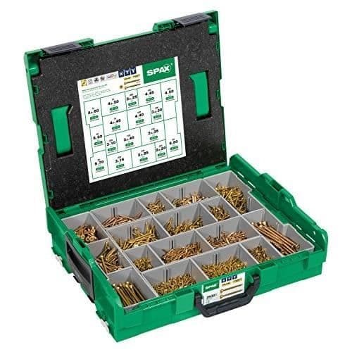 Skruv - SPAX - L-BOXX - Gul - Torx - Försänkt huvud