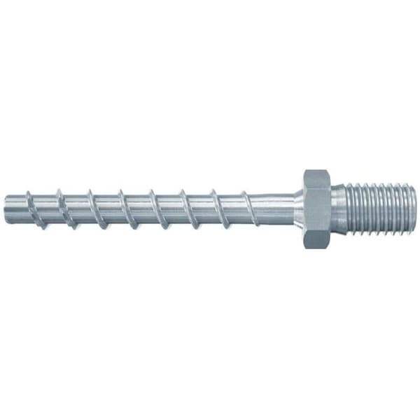 fischer 546395 6 x 25 mm Grå metallskena Fäst betongskruvar 100 stycken