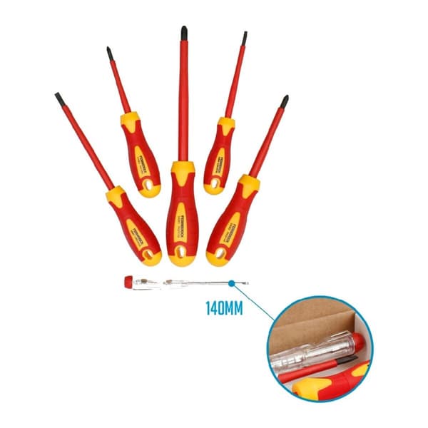 Skruvmejselset Ferrestock (6 pcs)