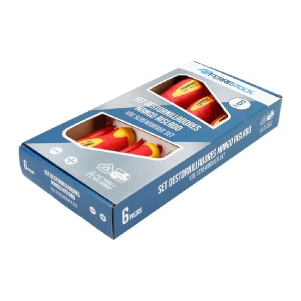 Skruvmejselset Ferrestock (6 pcs)