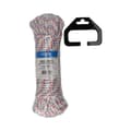 Miniatyrbild 2 av 3: Flätat rep EDM 87847 Trefärgad Nylon 25 m