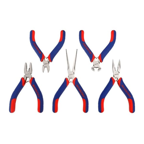 Set med nagelklippare Workpro Miniatyr 5 Delar