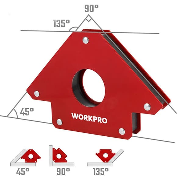 Magnetisk svetsvinkel Workpro 5" 12,5 cm
