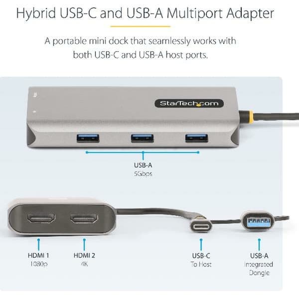 Reparationssæt Startech 167B-USBC-MULTIPORT