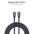 Miniatyrbillede 6 af 11: USB-C til USB-C-kabel Subblim OPTIMUS Sort 2 m