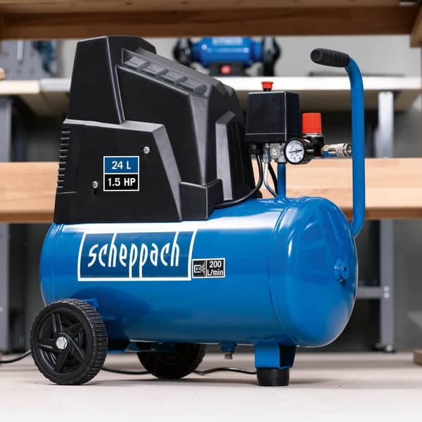 Luftkompressor Scheppach HC26 8 bar 1500 W 24 L