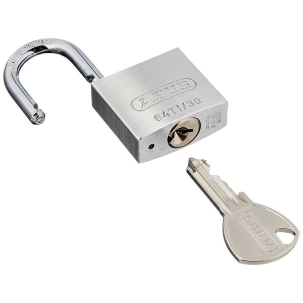 Hänglås med nyckel ABUS Titalium 64ti/30 Rektangulär