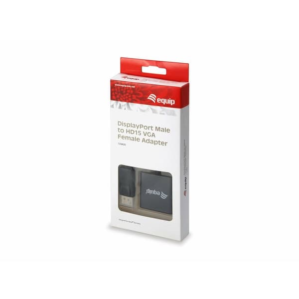 DisplayPort till VGA Adapter Equip 133435 Svart 15 cm