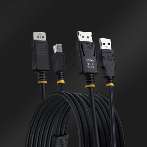 Kabeladapter Startech DU1226-KVM-CABLE Svart 1,8 m