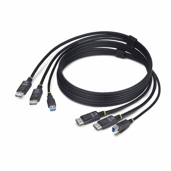 Kabeladapter Startech DDU1226-KVM-CABLE Svart 1,8 m