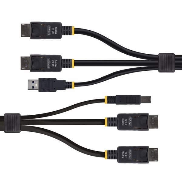 Kabeladapter Startech DDU1226-KVM-CABLE Svart 1,8 m