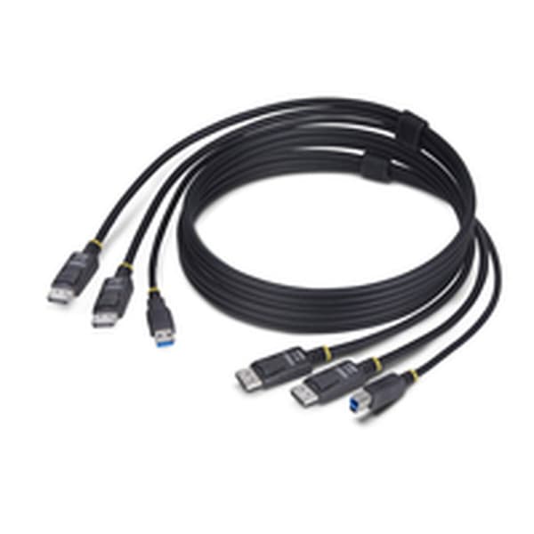 Kabeladapter Startech DDU1226-KVM-CABLE Svart 1,8 m