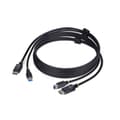 Pikkukuva 1 / 8: Kaapeliadapteri Startech DU1226-KVM-CABLE Musta 1,8 m