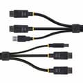 Miniatyrbillede 6 af 8: Kabeladapter Startech DDU1226-KVM-CABLE Sort 1,8 m