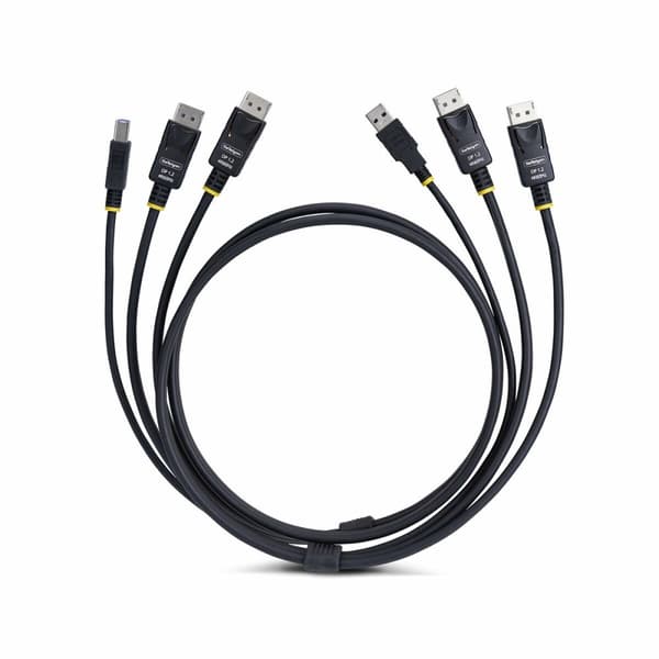 Kabeladapter Startech DDU1226-KVM-CABLE Sort 1,8 m