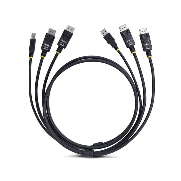 Kabeladapter Startech DDU1226-KVM-CABLE Sort 1,8 m