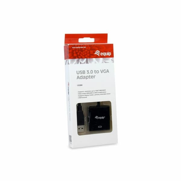 USB till VGA Adapter Equip 133384 Svart
