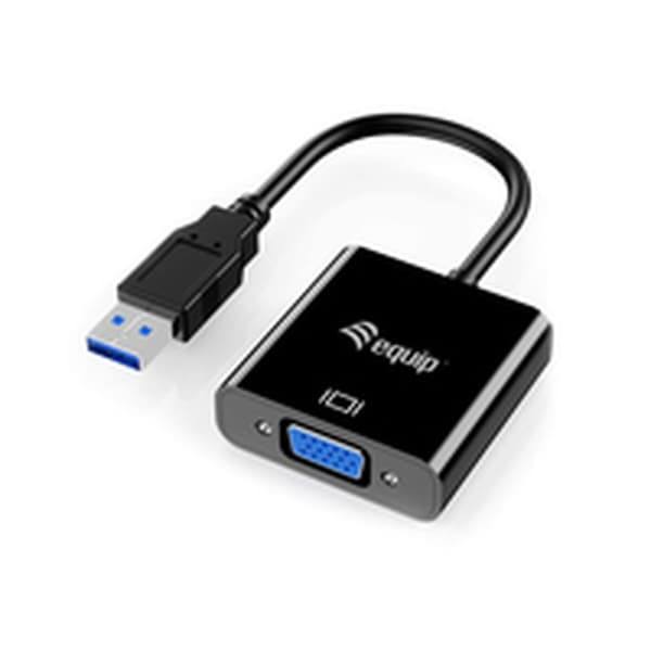 USB till VGA Adapter Equip 133384 Svart