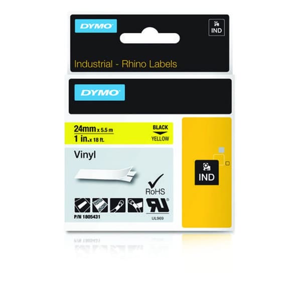 Lamineret tape til mærkningsmaskiner Dymo ID1-24