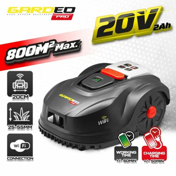 Gressklipprobot Gardeo GRO20V20WIFI 1000 M² 800 m²